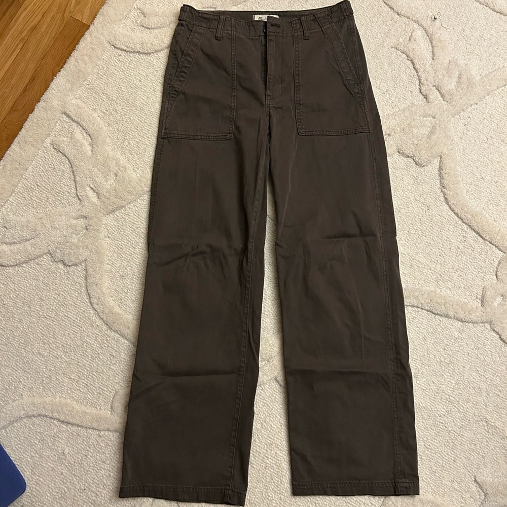 Women’s Madewell Brown Low Slung Baggy Pants size 27